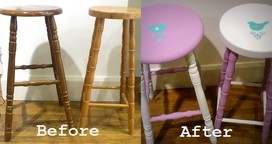 Some of the results from the Chalk Paint Workshops